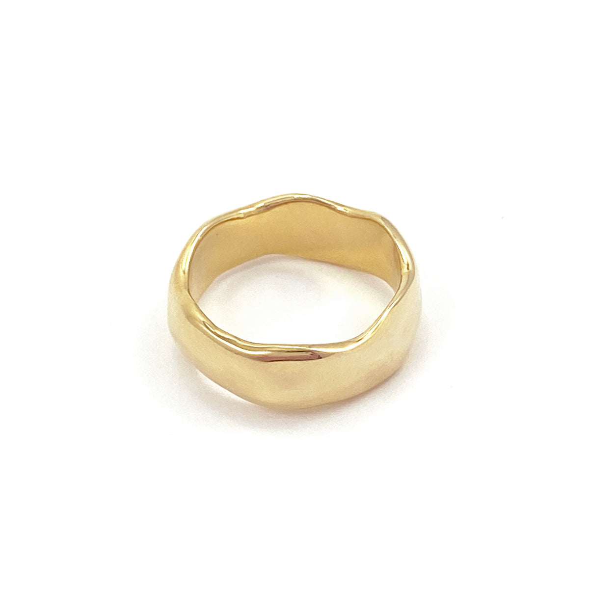 Wavi Ring - Thick - Gold – BIKO